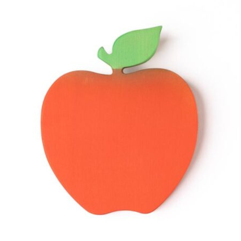 Apfel in knackigem rot