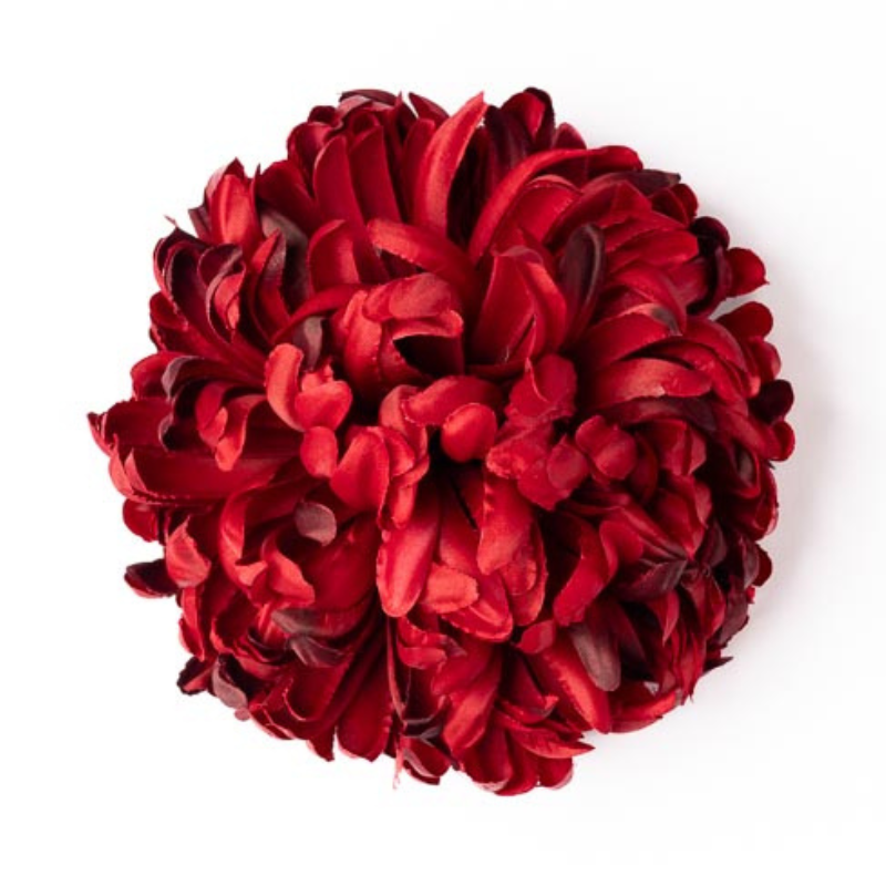 Chrysantheme rot/dunkelrot deluxe