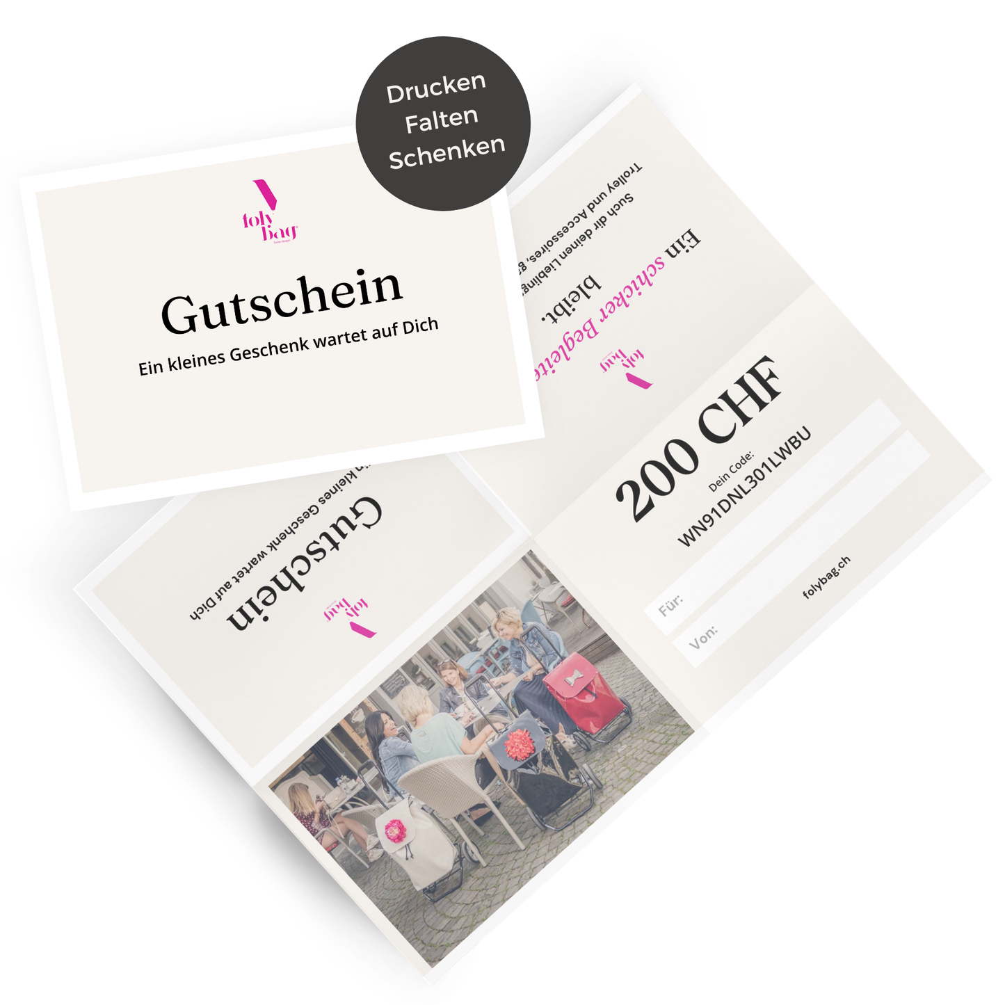 Folybag Geschenkgutschein CHF 200