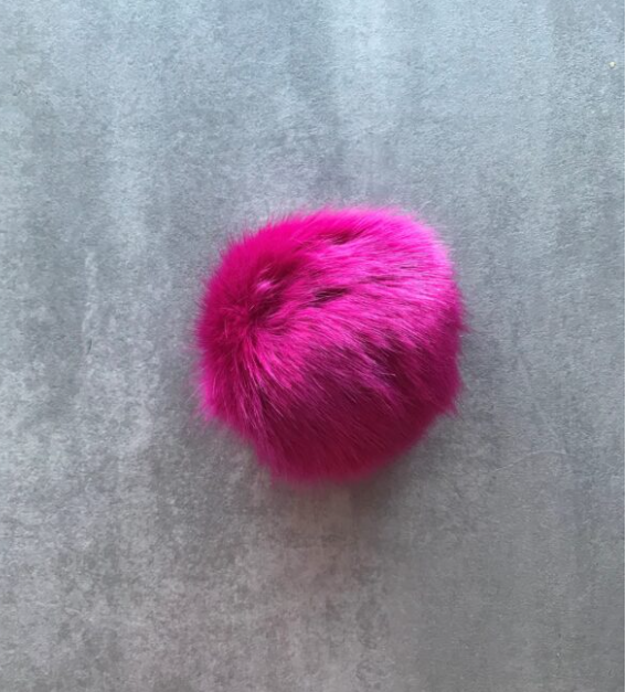 Pompon pink fein